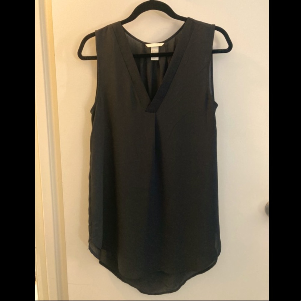 H&M ladies black dress top.